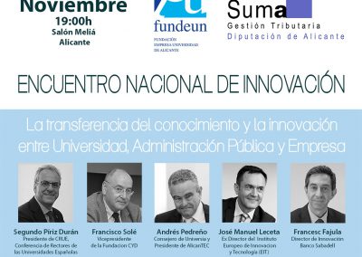 Alicante acoge el I Encuentro Nacional de Innovación