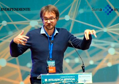 Hugo Zaragoza en el Congreso Internacional IA Alicante 2018
