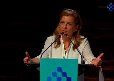 María Parga en el II Foro Internacional Suma 2019 sobre Blockchain