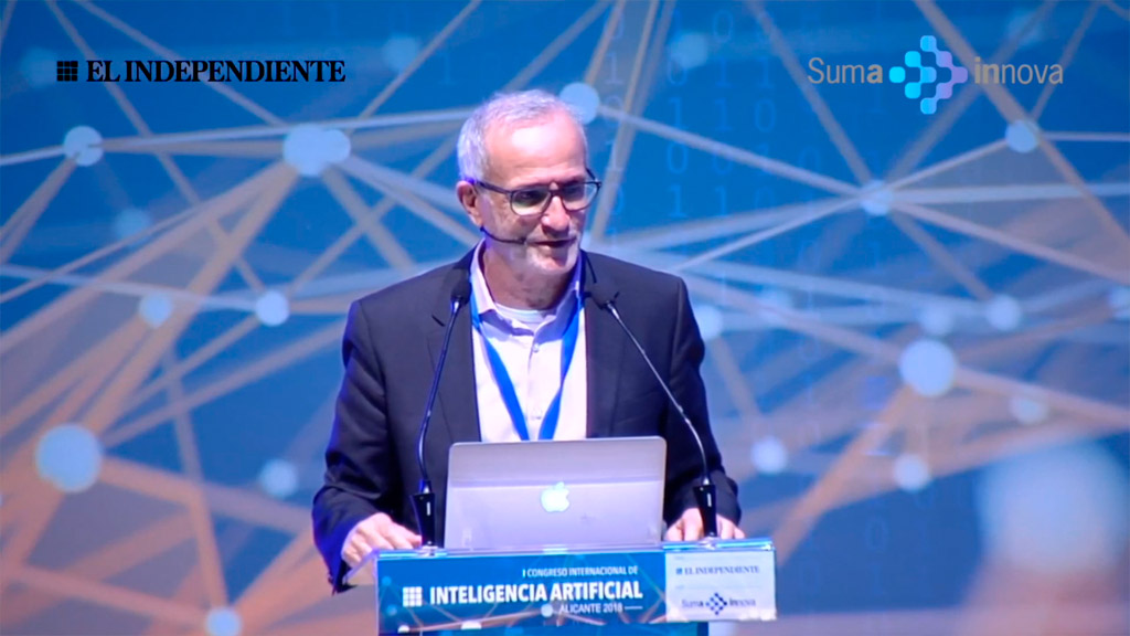 Ramón López de Mántaras en el Congreso Internacional IA Alicante 2018
